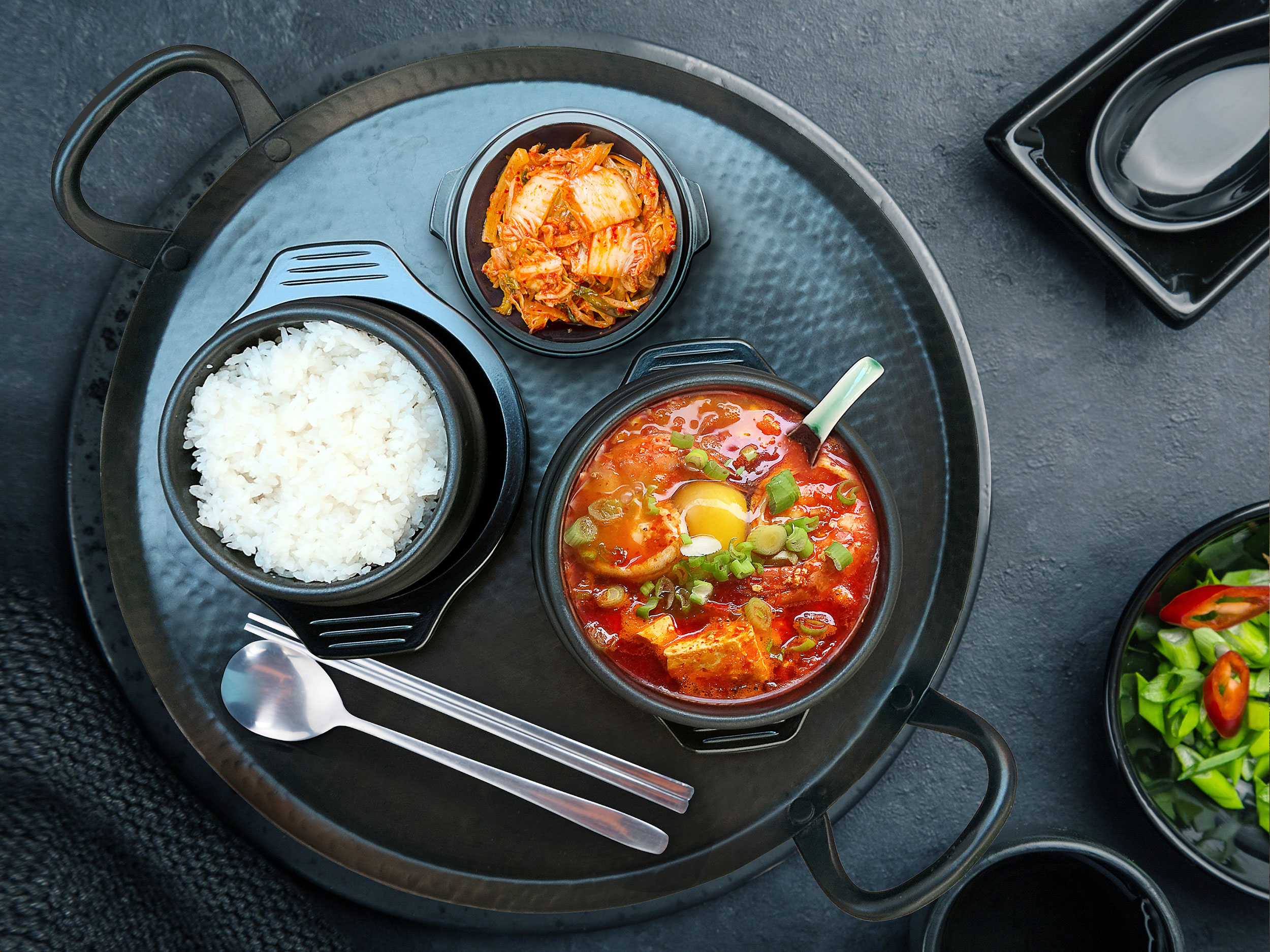 Soupe Coréene au Tofu Mou (tofu soyeux) - Soondubu Jjigae 