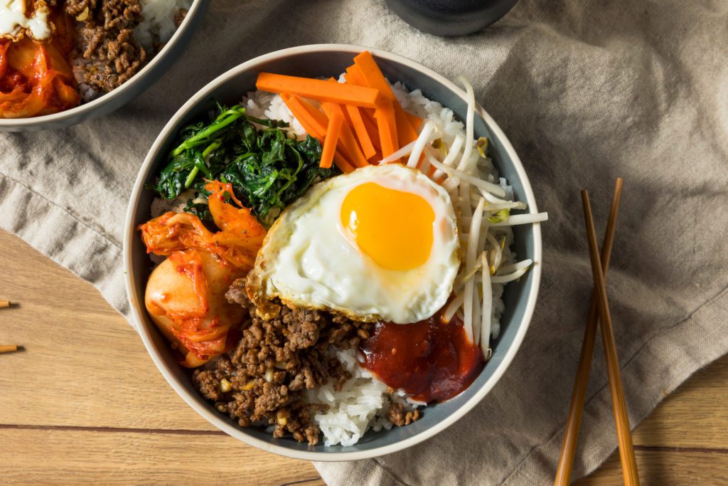 Korean BBQ bibimbap recipe