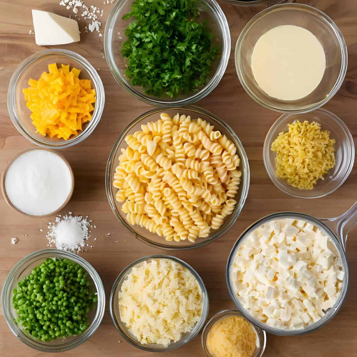 Cottage Cheese Recipes: High Protein Mac and Cheese Ingredients