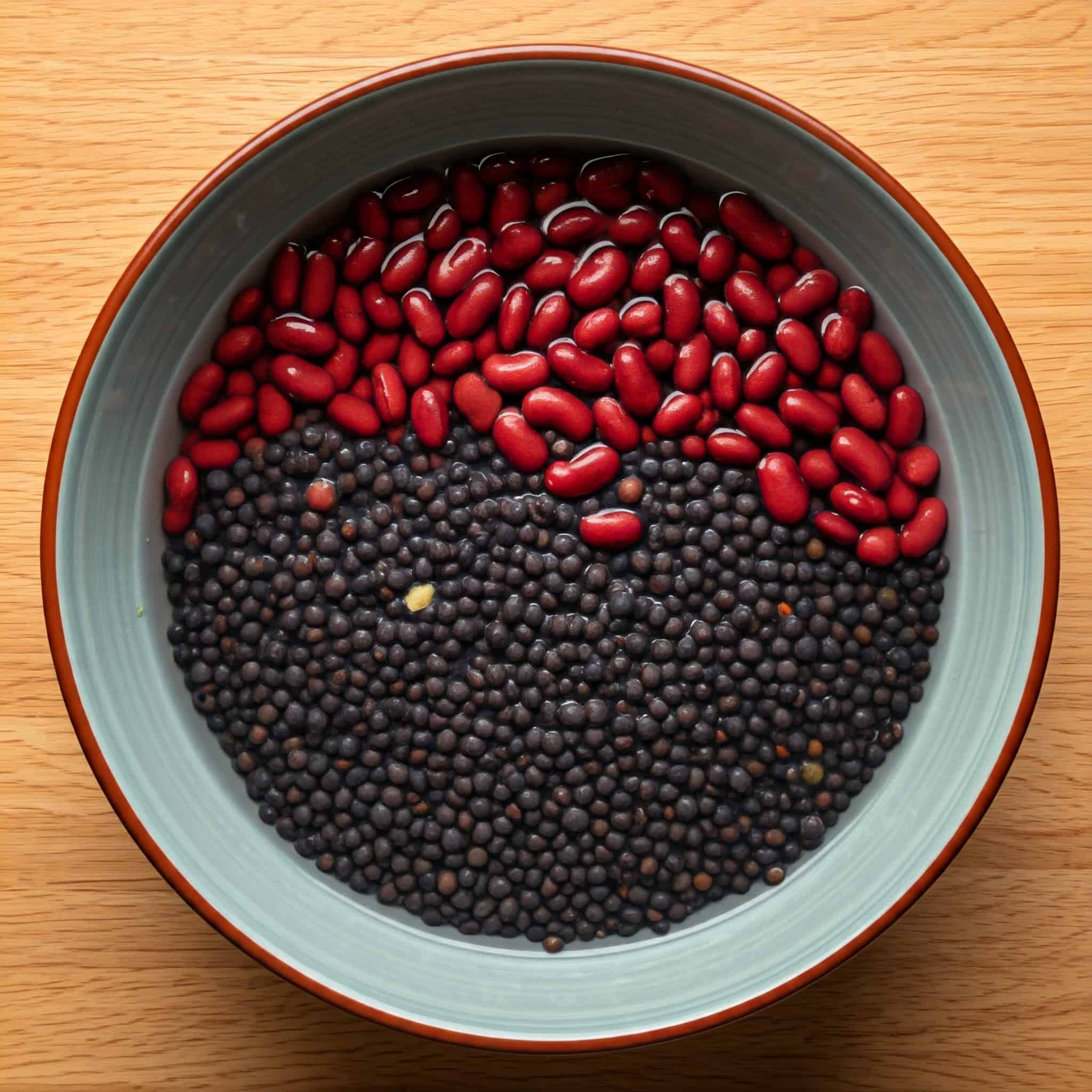 Rinse and soak the lentils